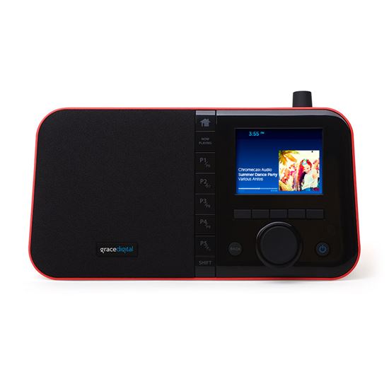 Internet-Radio-wChromecast-Built-in-Red