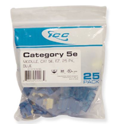 IC107E5CBL---25PK-Cat5-Jack---Blue-EZ