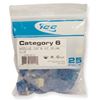 IC107L6CBL---25PK-Cat6-Jack---Blue