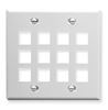 IC107F12WH---12Port-Face---White