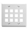 IC107F12WH---12Port-Face---White