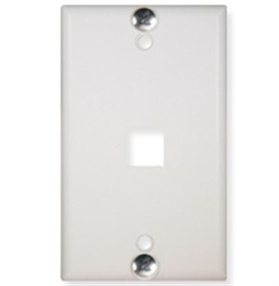 WALL-PLATE--PHONE--FLUSH--1-PORT--WHITE