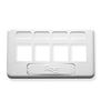 FACEPLATE--FURNITURE--TIA--4-PORT--WHITE