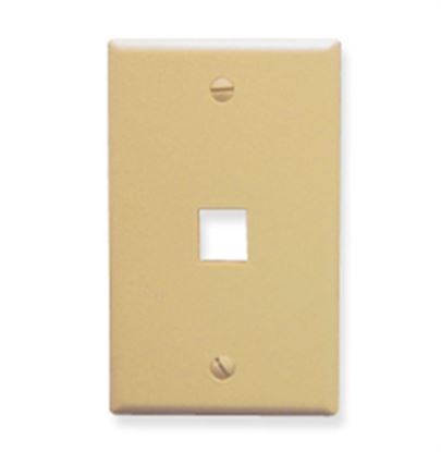 FACEPLATE--OVERSIZED--1-PORT--IVORY