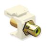 MODULE--RCA-FEMALE--YELLOW-INSERT--WHITE