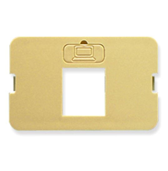 BEZEL--ELITE--FLAT--1-PORT--IVORY