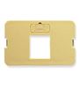 BEZEL--ELITE--FLAT--1-PORT--IVORY