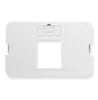 BEZEL--ELITE--FLAT--1-PORT--WHITE