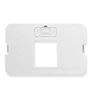 BEZEL--ELITE--FLAT--1-PORT--WHITE