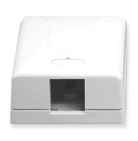 SURFACE-MOUNT-BOX--ELITE--1-PORT--WHITE