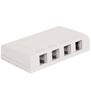 SURFACE-MOUNT-BOX--ELITE--4-PORT--WHITE