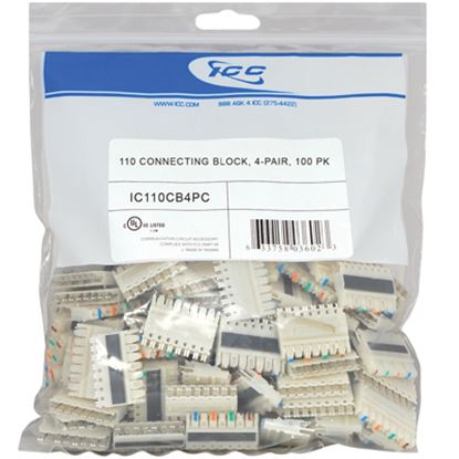 110-CONNECTING-BLOCK--4-PAIR--100-PK