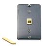 Wall-Plate-IDC-6P6C-STAINLESS-STEEL