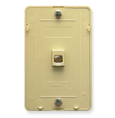 Wall-Plate-IDC-6P6C-IVORY