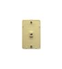 Wall-Plate-IDC-6P6C-IVORY