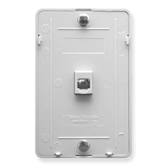 Wall-Plate-IDC-6P6C---White