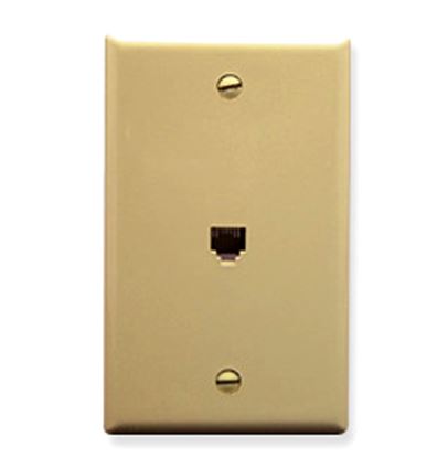 WALL-PLATE--VOICE-6P6C--IVORY