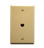 WALL-PLATE--VOICE-6P6C--IVORY