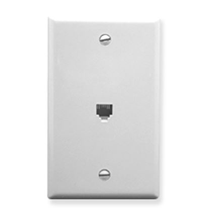 WALL-PLATE--VOICE-6P6C--WHITE