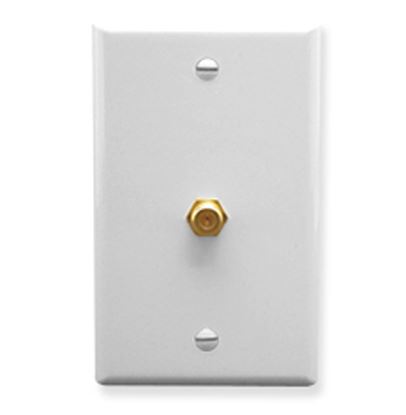 WALL-PLATE--F-TYPE--WHITE