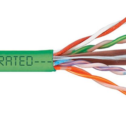 CMP-CAT6-PLENUM-VALUE-LINE-500-MHz-GREEN