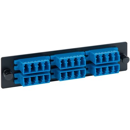 ADAPTER-PANEL--6-QUAD-LC--24F--BLUE--SM