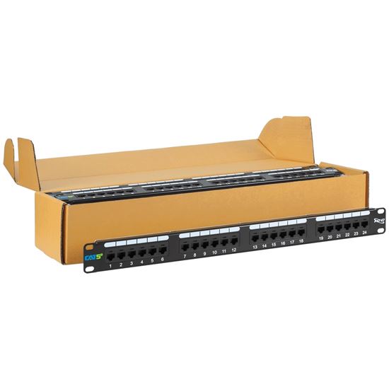 PATCH-PANEL--CAT-5E--24-PORT--1RMS--6-PK