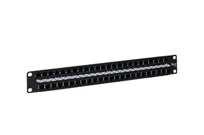 PATCH-PANEL--CAT5E--FEEDTHRU--48-P--1RMS