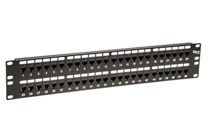 PATCH-PANEL-CAT-5e--FEED-THRU-48-P-2RMS