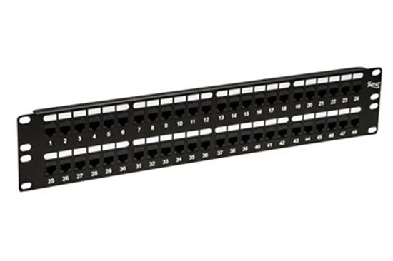 PATCH-PANEL-CAT-6--FEED-THRU-48-P-2RMS