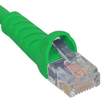 PATCH-CORD--CAT-5e--MOLDED-BOOT--10-GN