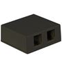 IC107SB2BK-SURFACE-BOX-2PT-BLACK