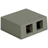 IC107SB2GY-SURFACE-BOX-2PT-GRAY