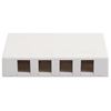 IC107SB4WH--SURFACE-BOX--4-PORT-WHITE