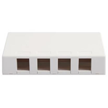 IC107SB4WH--SURFACE-BOX--4-PORT-WHITE