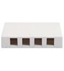 IC107SB4WH--SURFACE-BOX--4-PORT-WHITE