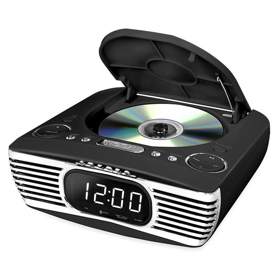 Bluetooth-Bedside-Stereo--CD--FM--Black