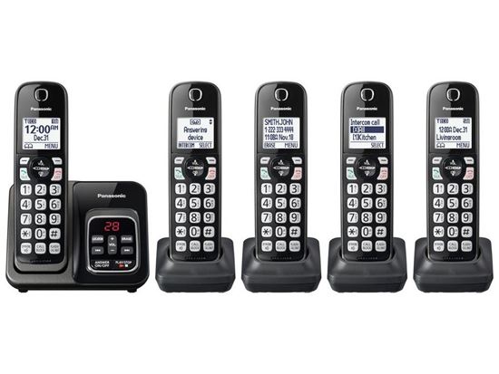 5HS-Cordless-Telephone--ITAD--Met-Black