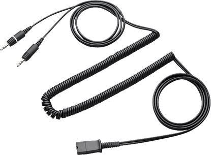 Cable--QD-to-2-3.5mm-Plugs