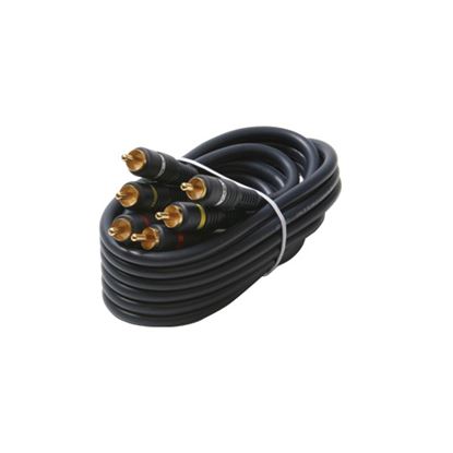 6-3RCA-3RCA-Plugs-Python-Gold