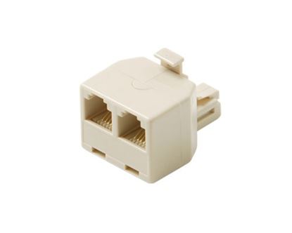 Modular-4C-Tel-T-Adapter-Ivory