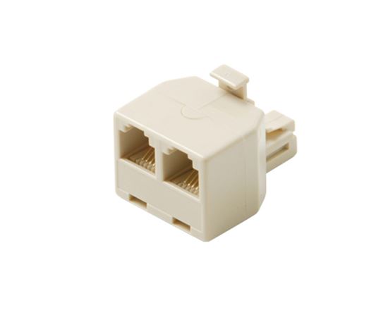 CAT-5-SPLITTER-MOD-T-ADAPTER-8C-IVORY