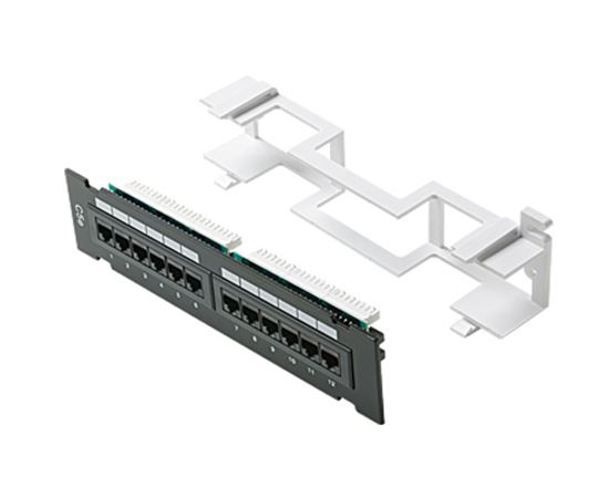 12-port-Mini-Cat5e-Patch-Panel