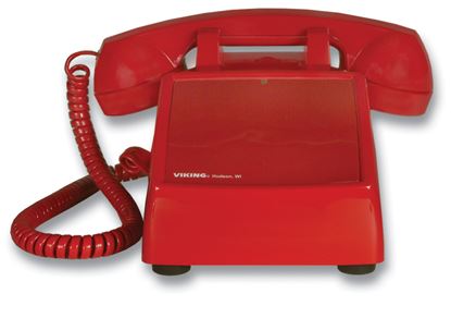 No-Dial-Desk-Phone---Red