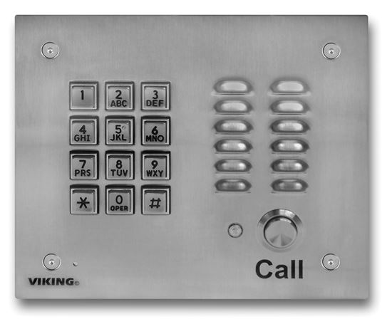 Handsfree-Phone-w-Key-Pad---Stainless