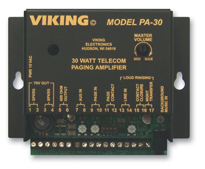 Viking-30-Watt-Telecom-Paging-Amp