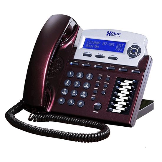 XBlue-Speakerphone---Red-Mahogany