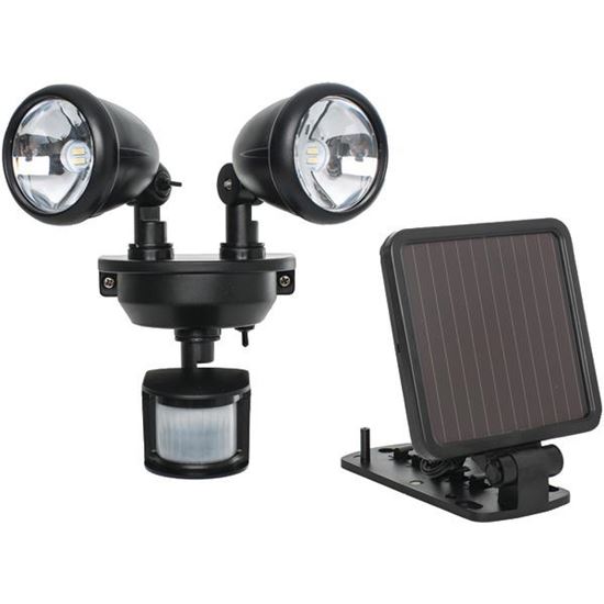 SOLAR LED SEC LIGHT BLK