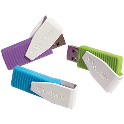 8GB STORNGO SWVL USB 3PK