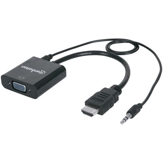 HDMI AM-VGAAUD CBL BLK